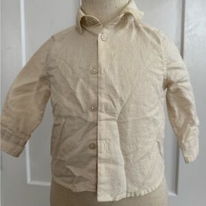 Noralee Beige Button-Up Shirt